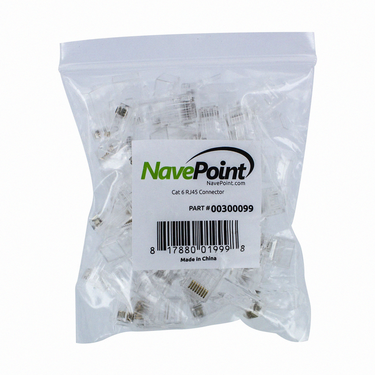50 RJ45 8P8C Netzwerk Keystone Modular Stecker CAT6 Stecker 3 Zinken - Bild 3 von 4