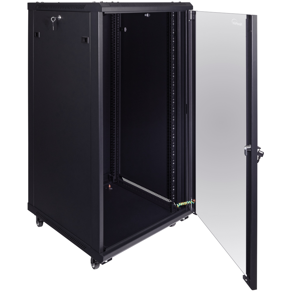 NavePoint Wall Mount Network Server Cabinet for 19” IT Equipment, A/V, Lockable - Picture 7 of 14