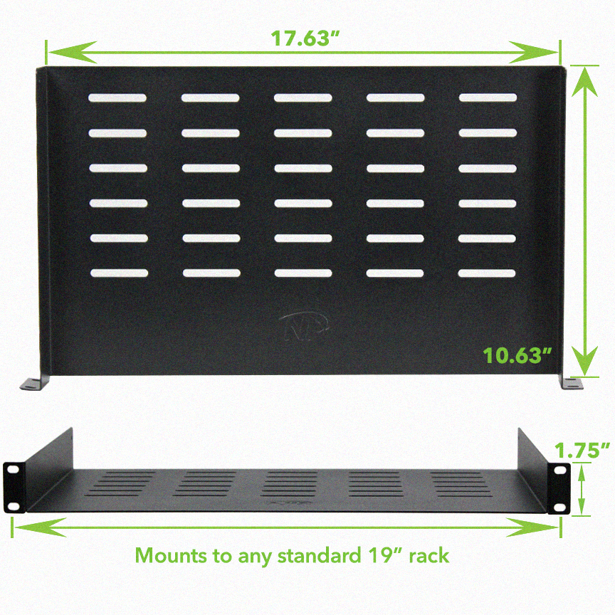 NavePoint 1U Cantilever Shelves for 19-inch Racks No Lip - Parent - Picture 11 of 15