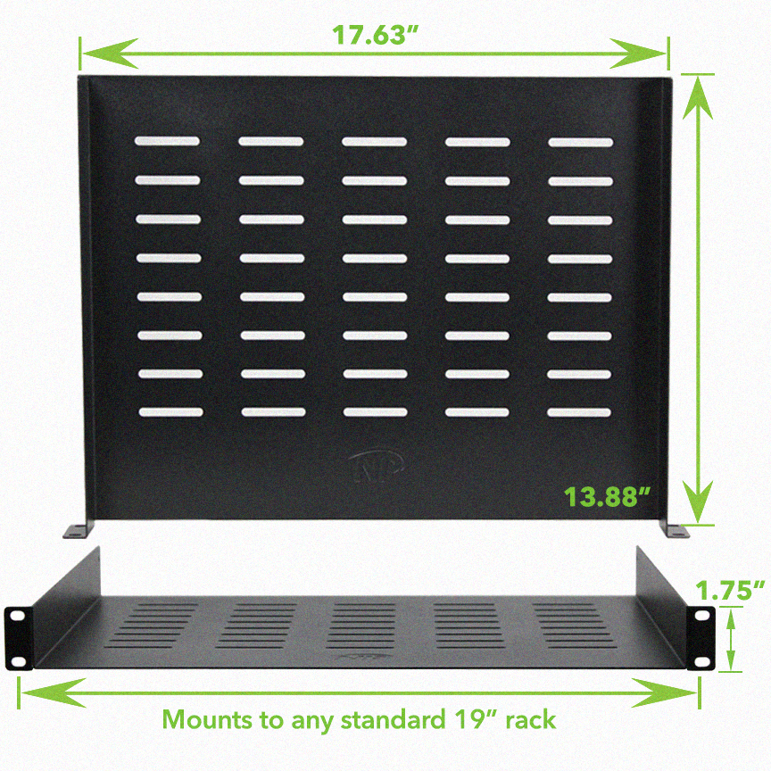 NavePoint 1U Cantilever Shelves for 19-inch Racks No Lip - Parent - Picture 14 of 15