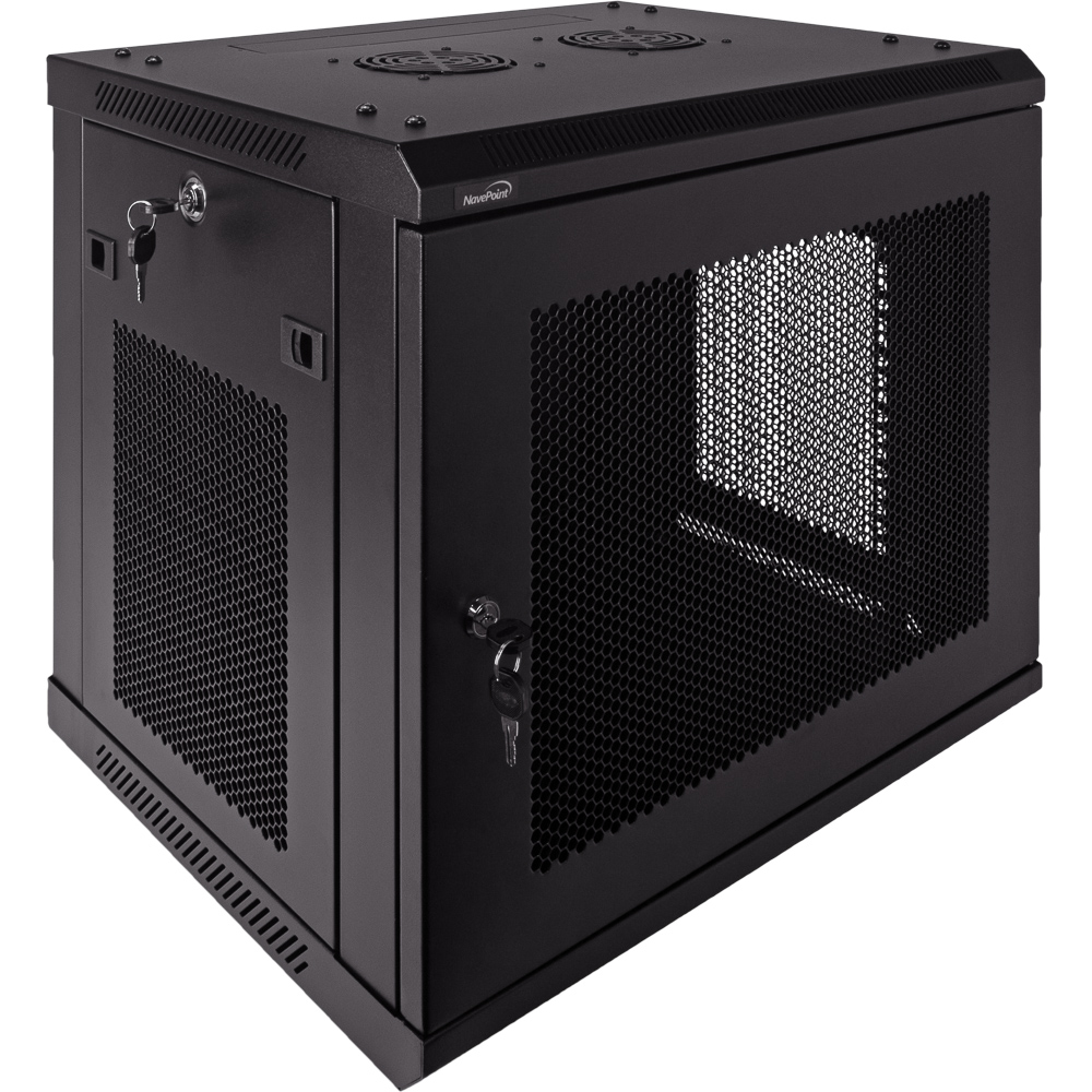 NavePoint Wall Mount Network Cabinet for 19” IT Equipment, A/V Gears, - Picture 12 of 13