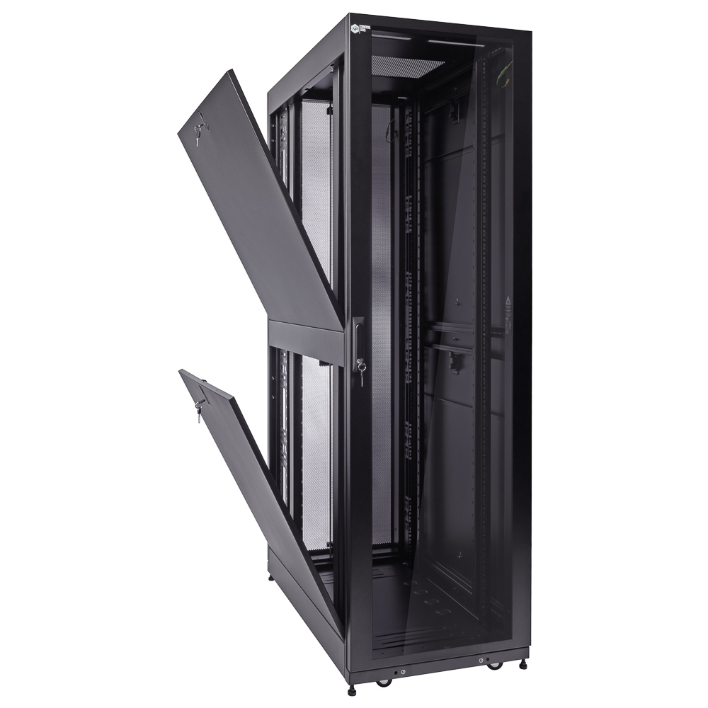 NavePoint 42U Commercial Series with Fan Compatible Top & Glass Door - Parent - Picture 10 of 18
