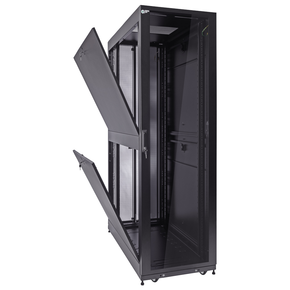 NavePoint 42U Commercial Series with Fan Compatible Top & Glass Door - Parent - Picture 16 of 18