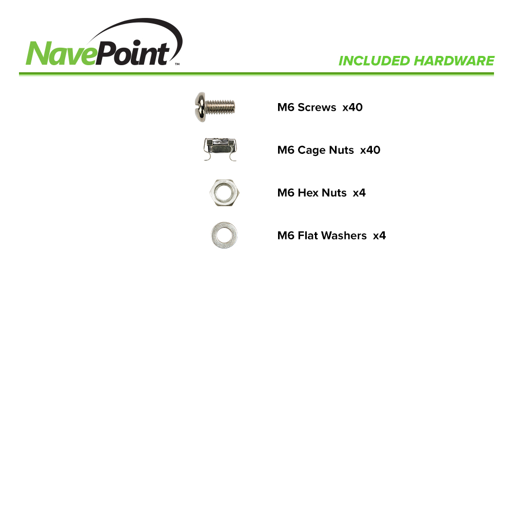 NavePoint 42U Commercial Series with Fan Compatible Top & Glass Door - Parent - Picture 18 of 18