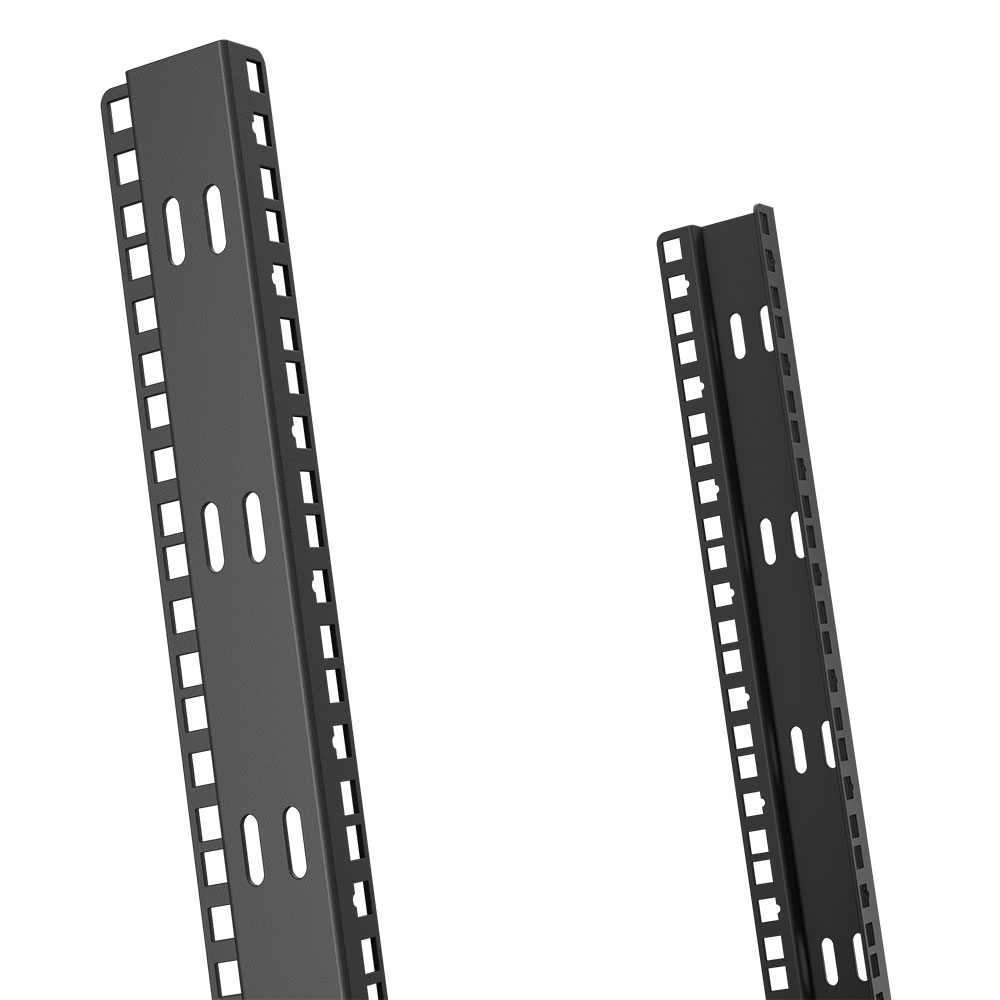 NavePoint 2-Post Open Frame Free Standing Desk Rack - Picture 7 of 7